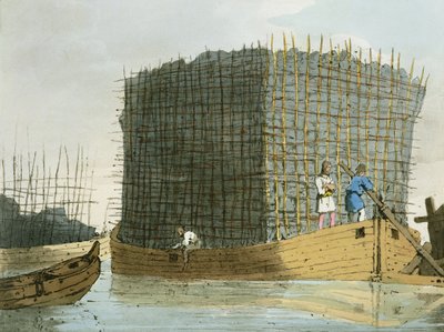 Charcoal Bark, etched by the artist, published 1803 by John Augustus Atkinson